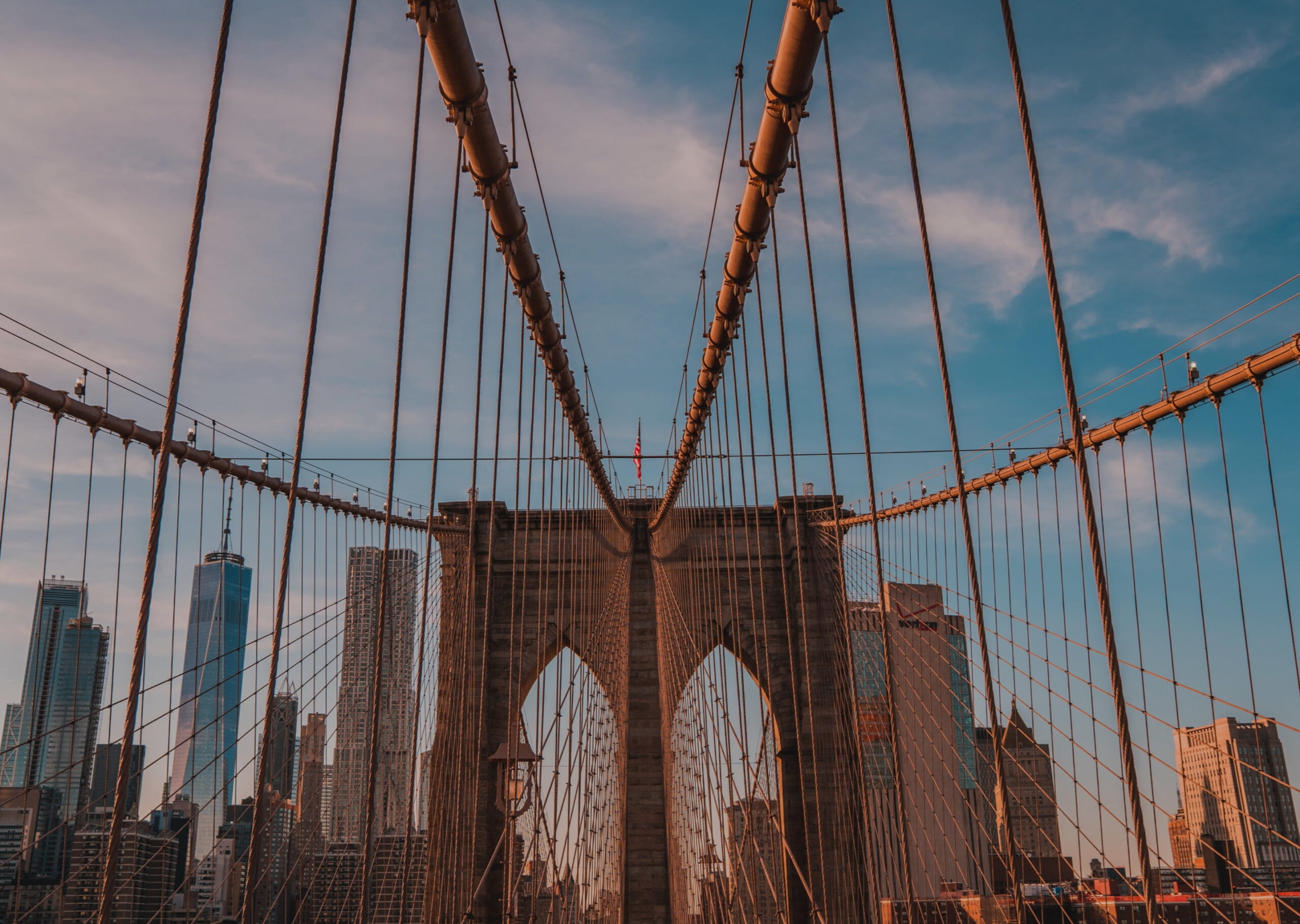 NYC Bridge looking Up